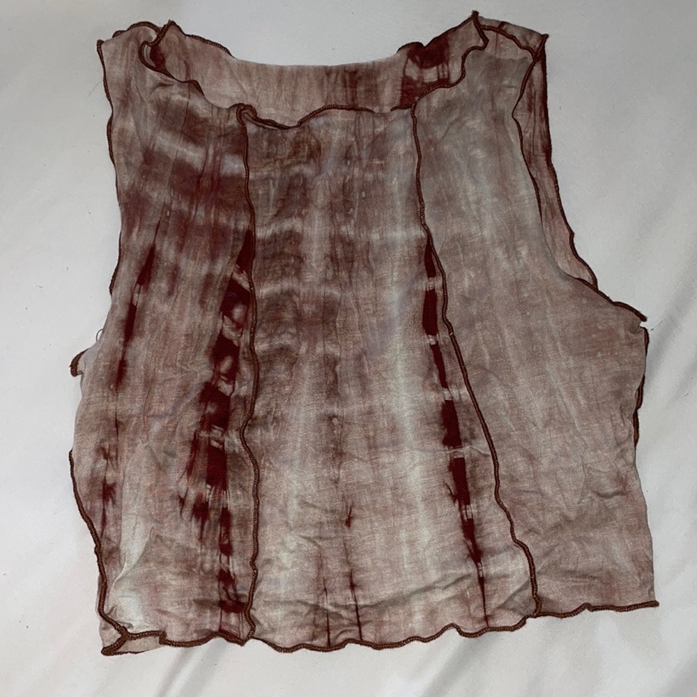 High Neck Brown Tank